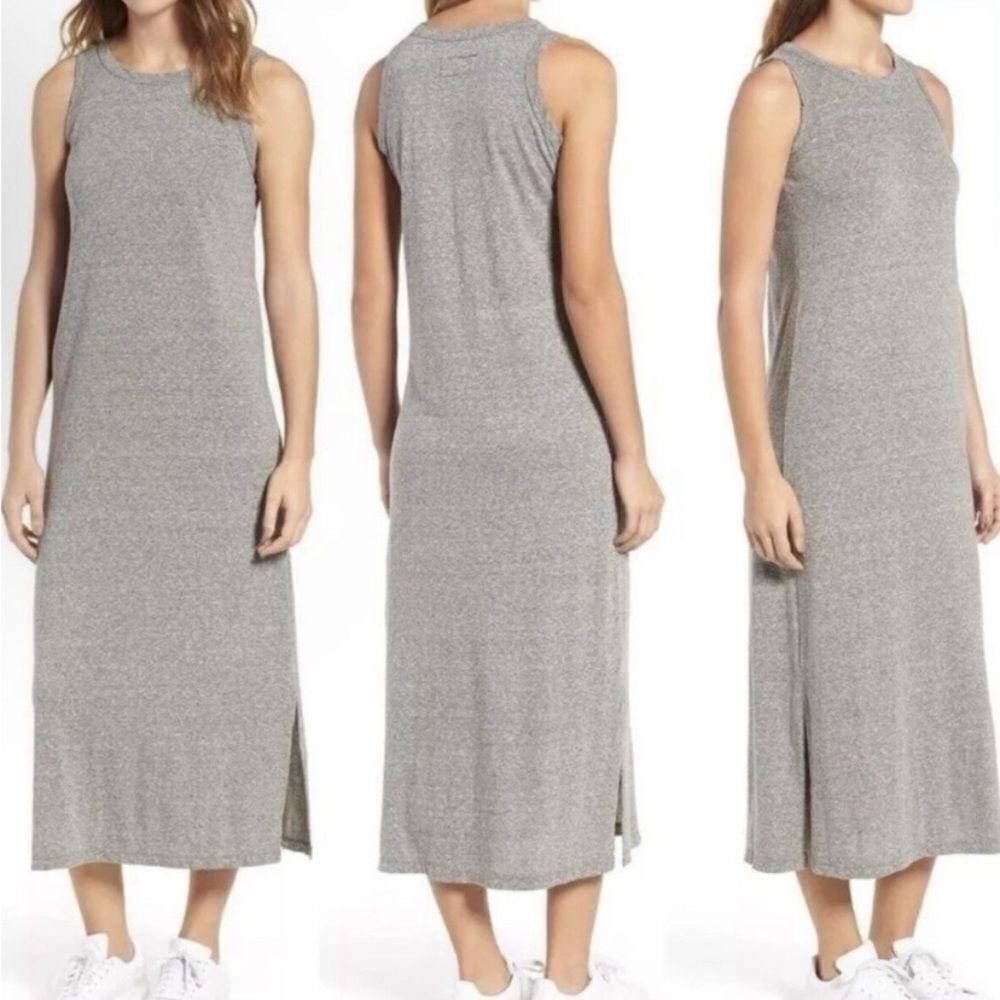 Current Elliott The Perfect Muscle Tee Dress Heathered Gray Size Small